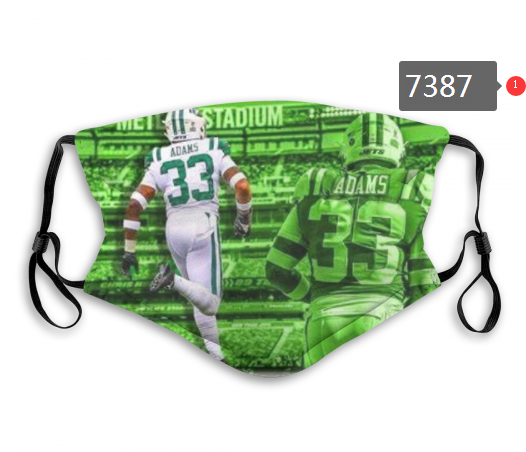 NFL 2020 New York Jets #5 Dust mask with filter->nfl dust mask->Sports Accessory